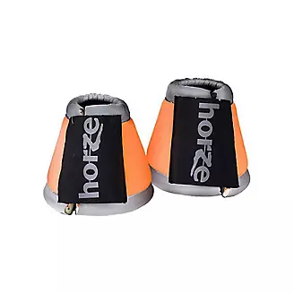 Horze Reflective Bell Boots - StateLineTack.com Horze Reflective Bell Boots - StateLineTack.com