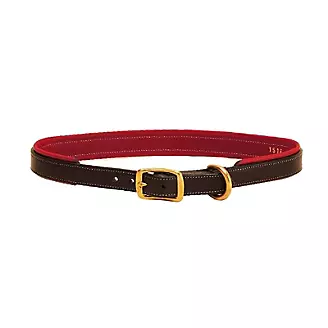 Tory Leather 2-Tone Padded Leather Dog Collar