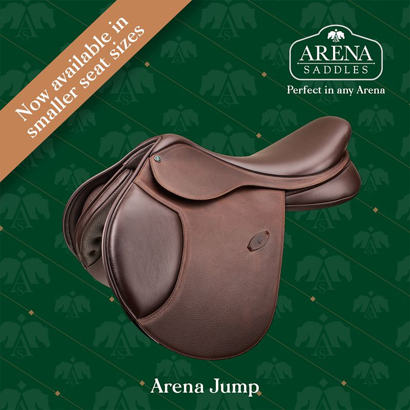 Arena Pony Jump Saddle with HART 15 Brown