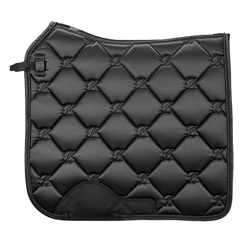 BAPADDRXXXBLKL Bates Dressage Saddle Pad Full Black sku BAPADDRXXXBLKL