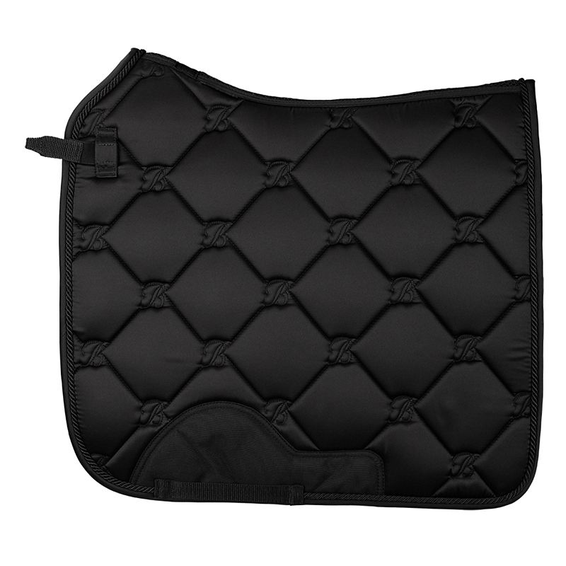 BAPADDRXXXBLKS Bates Dressage Saddle Pad Pony Black sku BAPADDRXXXBLKS