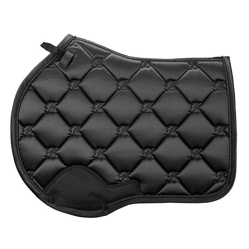 BAPADJUXXXBLKL Bates Jump Saddle Pad Full Black sku BAPADJUXXXBLKL