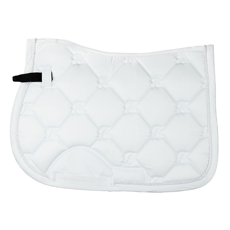 Bates All Purpose Saddle Pad Pony White