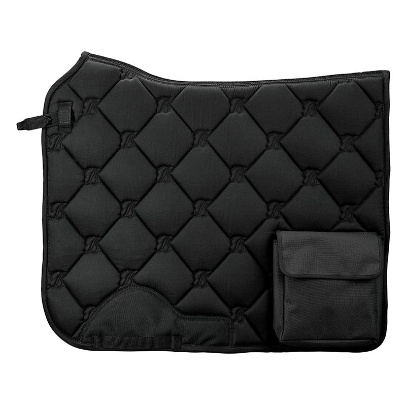 BAPADSKXXXBLKL Bates Australian Stock Saddle Pad Black sku BAPADSKXXXBLKL