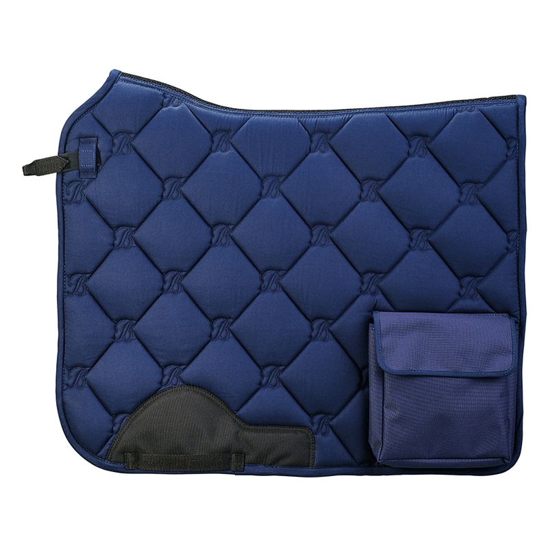 BAPADSKXXXNAVL Bates Australian Stock Saddle Pad Navy sku BAPADSKXXXNAVL