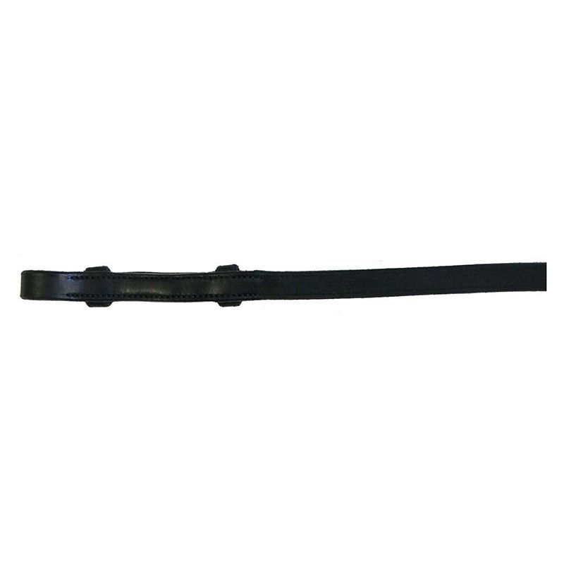 Exselle Plain Leather Reins 1/2 x 48 Black