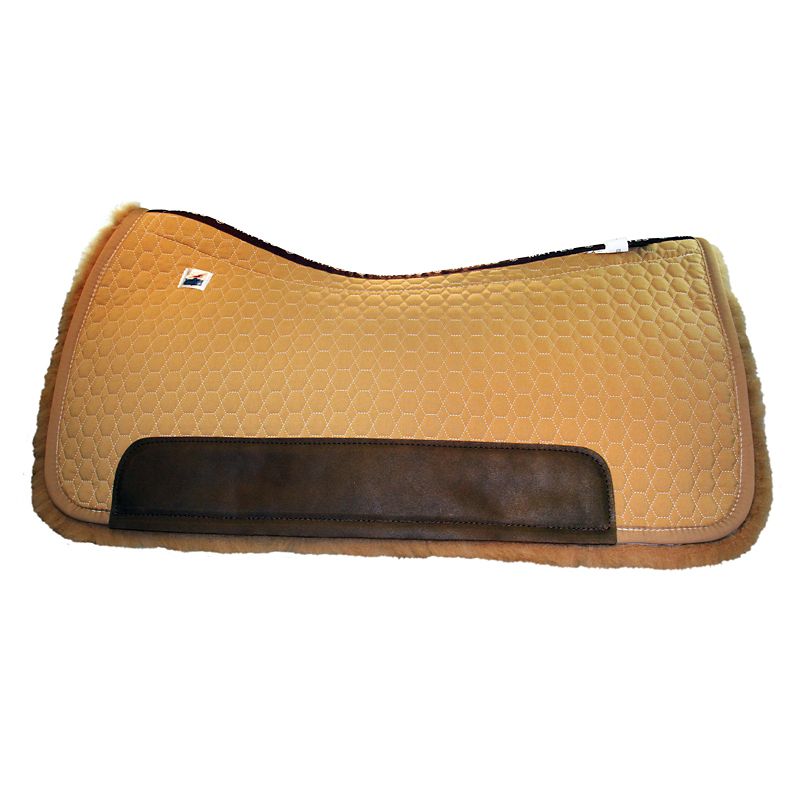 Mattes Western Anatomic Square Pad Sand/Honey