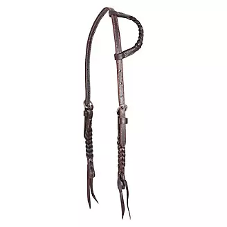 Martin Saddlery Slip Ear Headstall with Blood Knot