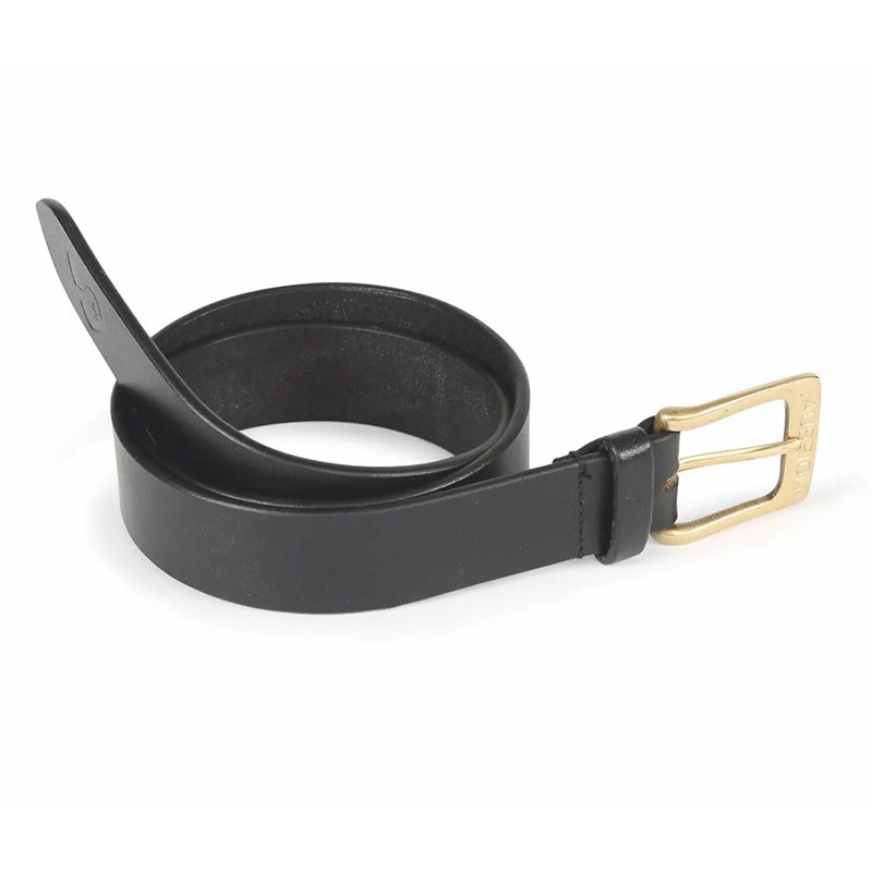 Aubrion Adult 35mm Leather Belt 27in Black -  SHIRES EQUESTRIAN LLC, 9877-BLK-70CM