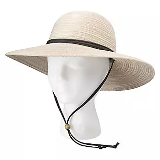 Sloggers Ladies Braided Wide Brim Hat One Size Ear