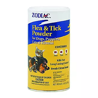 Zodiac Dog/Cat Flea Tick Powder 6oz