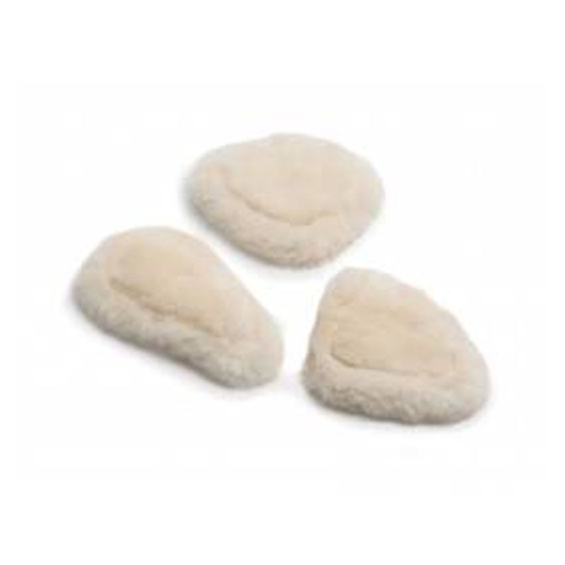 Shires Sheepskin Pad White