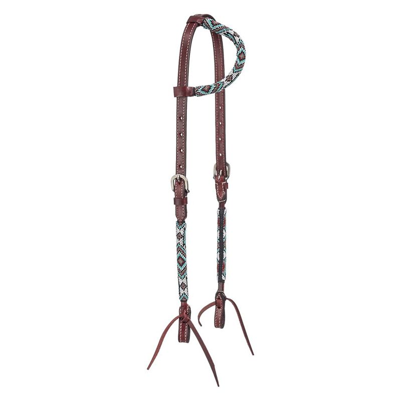 Royal King Beaded Single Ear Headstall Dakota