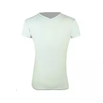 KAKI Short Sleeve V-Neck Exercise Shirt