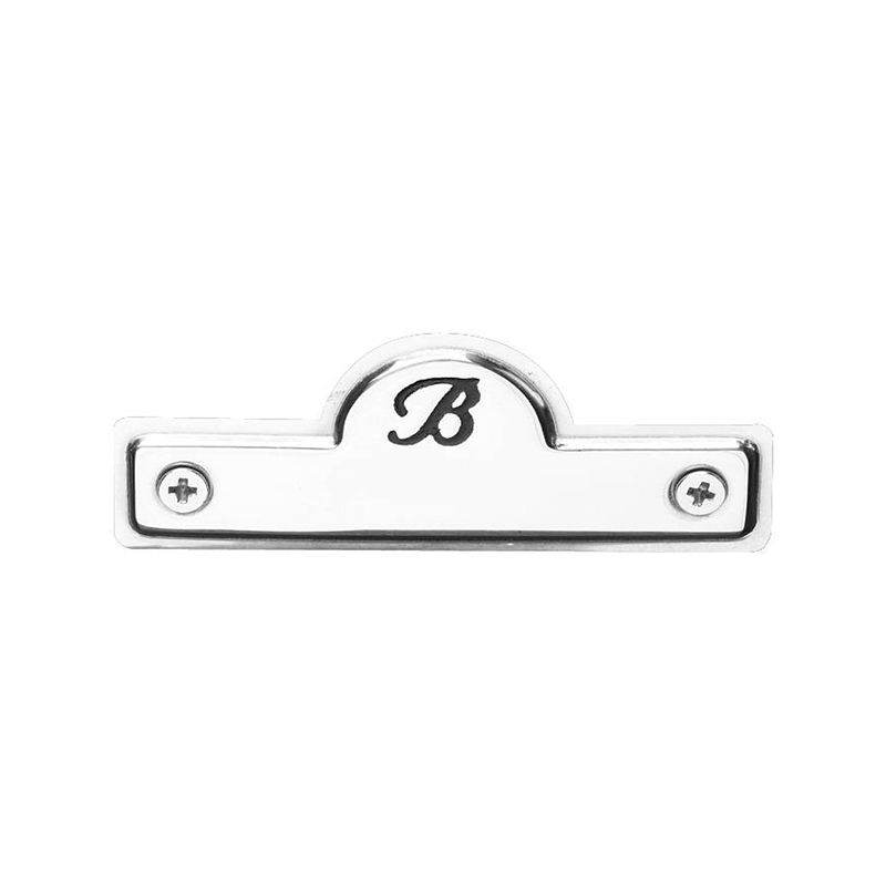 Bates Name Plate Silver