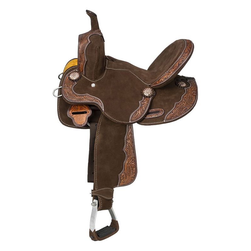 Royal King Laramie Barrel Saddle 10In Brown