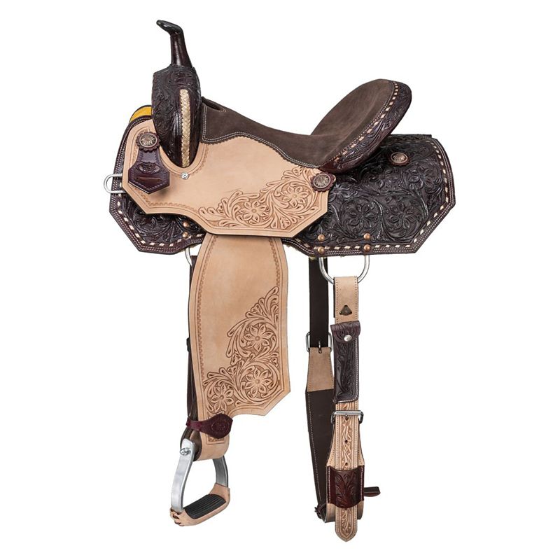 Silver Royal Bisbee Barrel Saddle 10In