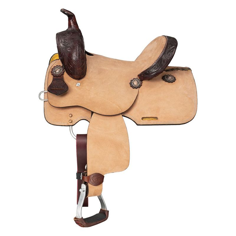 Silver Royal Brooks Barrel Saddle 10In