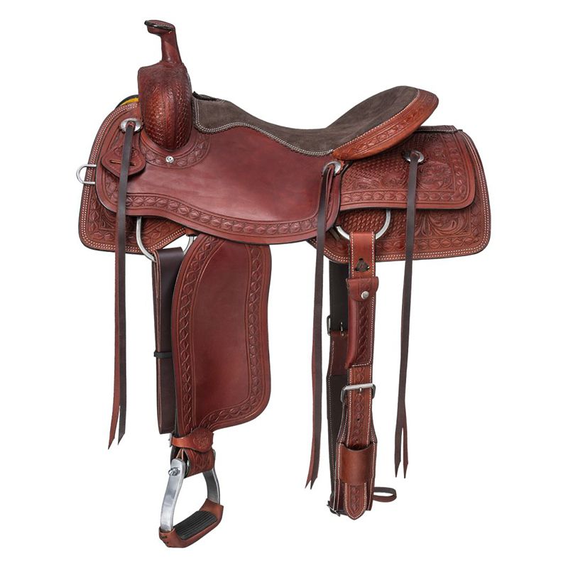 Silver Royal Split Rail Ranch Saddle 10In