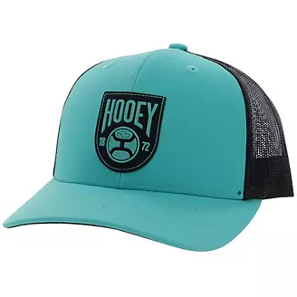 Hooey Bronx Trucker Cap Black/Turquoise Patch
