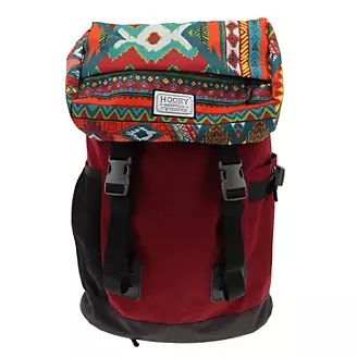Hooey Topper II Backpack Cranberry/Aztec