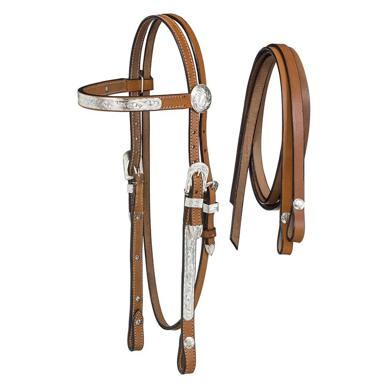 King Series McCoy Pony BB Headstall w.Reins Md Oil