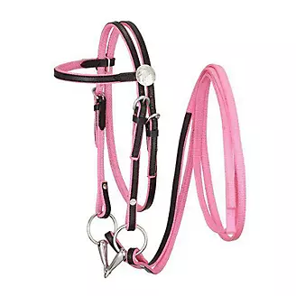 King Series Nylon Browband Bridle Leather