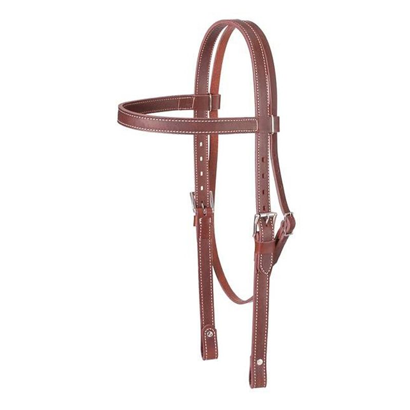 King Series Leather Draft Brwband Headstall Dk Oil