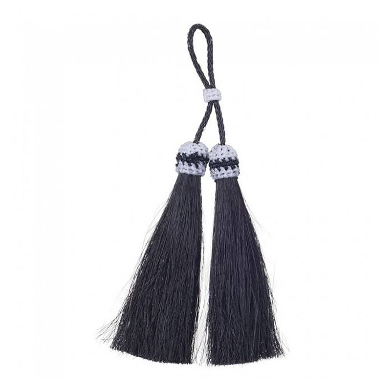 Royal King Horsehair Tassel Double Black