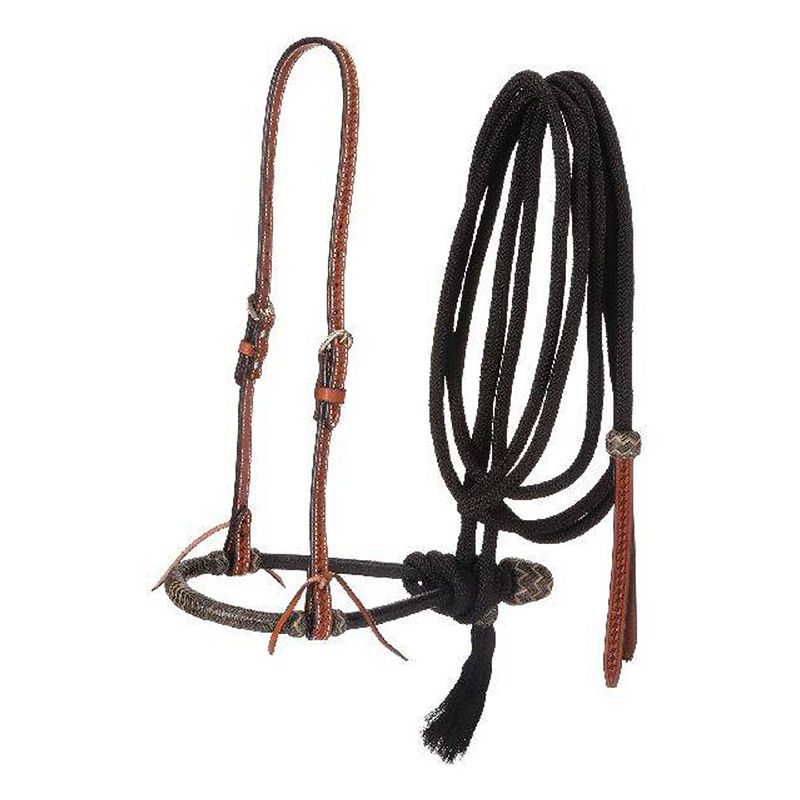 Royal King Basketweave Tack Set Black