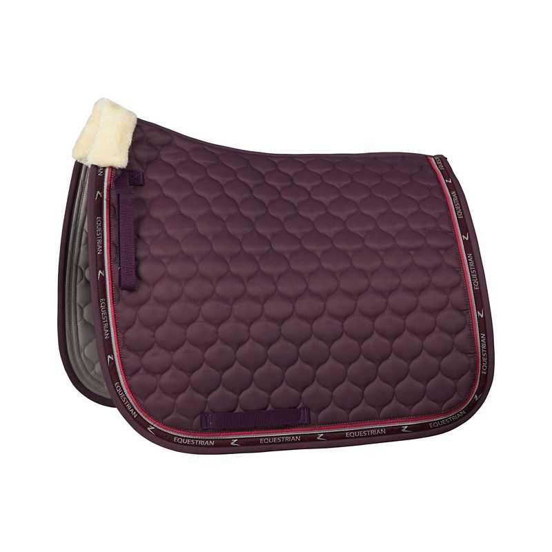 Horze Adepto All Purpose Saddle Pad Horse Eggplant