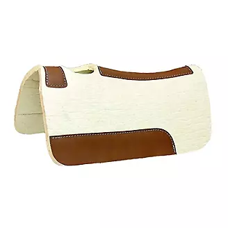 Mustang Pony Blue Horse Pressed Wool Contour Pad