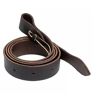 Black Latigo Leather Belt