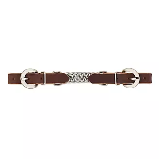Weaver Leather Flat Link Curb Strap 5/8 Brown