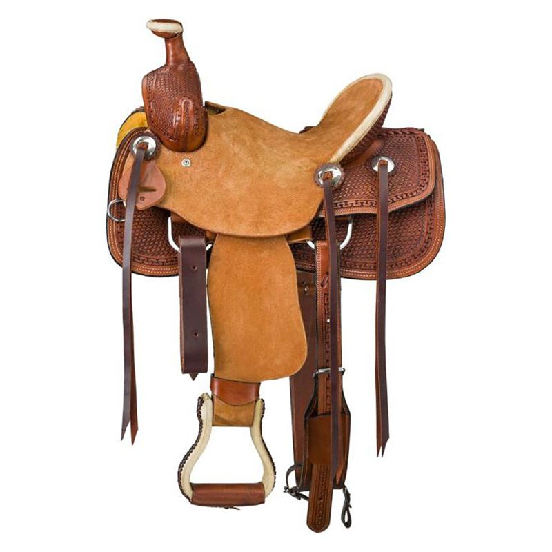 Silver Royal Youth Lincoln Roper Saddle 12 Md Oil