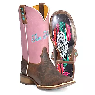 Tin Haul Ladies Azteca Square Toe Boots