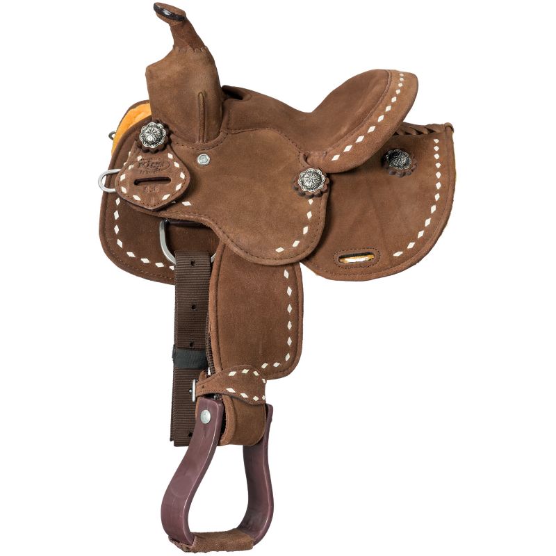 KS9308-7-8 King Series Mini Stratford Barrel Saddle Brown sku KS9308-7-8