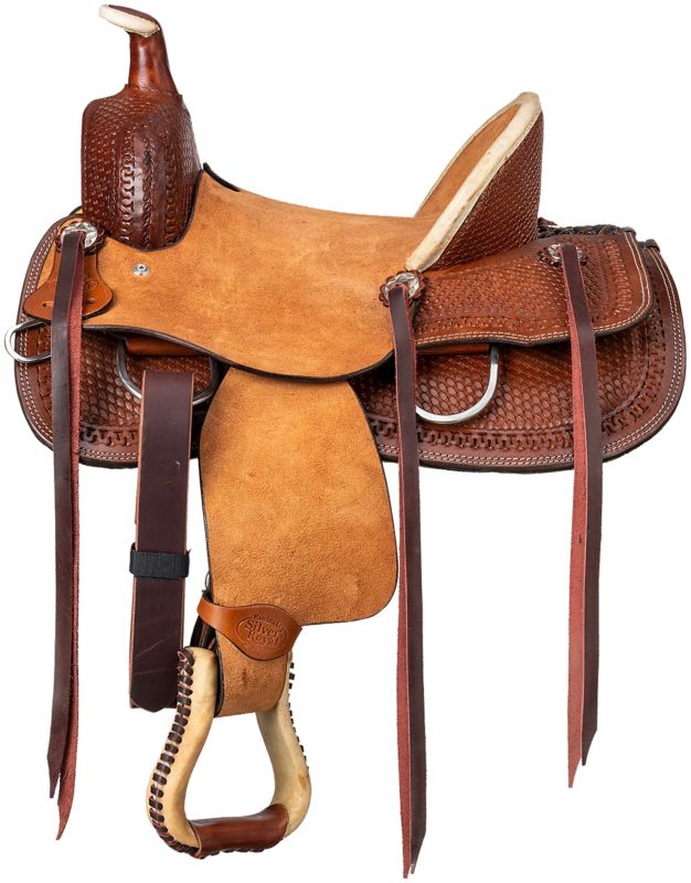 Silver Royal Youth Bodie Hard Seat Ranch Saddle 10