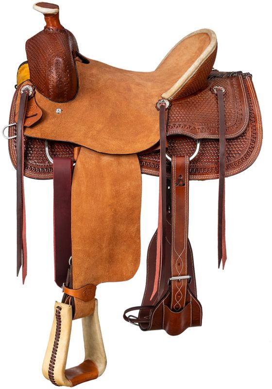 Silver Royal Bodie Hard Seat Ranch Saddle 15