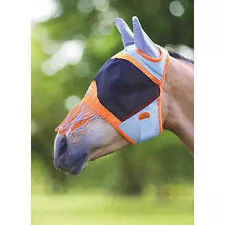 Air Motion Fly Mask W/Ears Nose Fringe