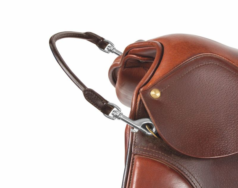 386-DKHAV-ONESZ Shires Leather Balance Strap Dark Havana sku 386-DKHAV-ONESZ