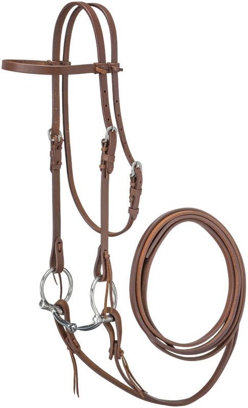 Royal King Browband Bridle w. Offset Dee Snaffle