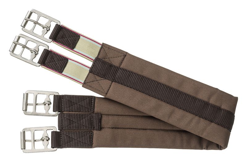 Equitare Mini Padded Cotton English Girth Brown