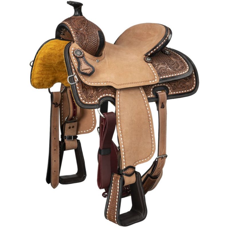 Silver Royal Gunnison Roper Saddle 15 Two Tone