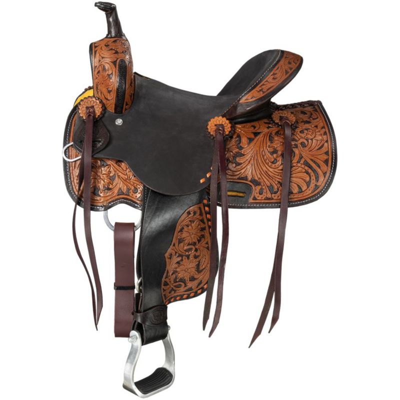 RK1022-89-12 Royal King Youth Traverse Trail Saddle 12 Two Tone sku RK1022-89-12