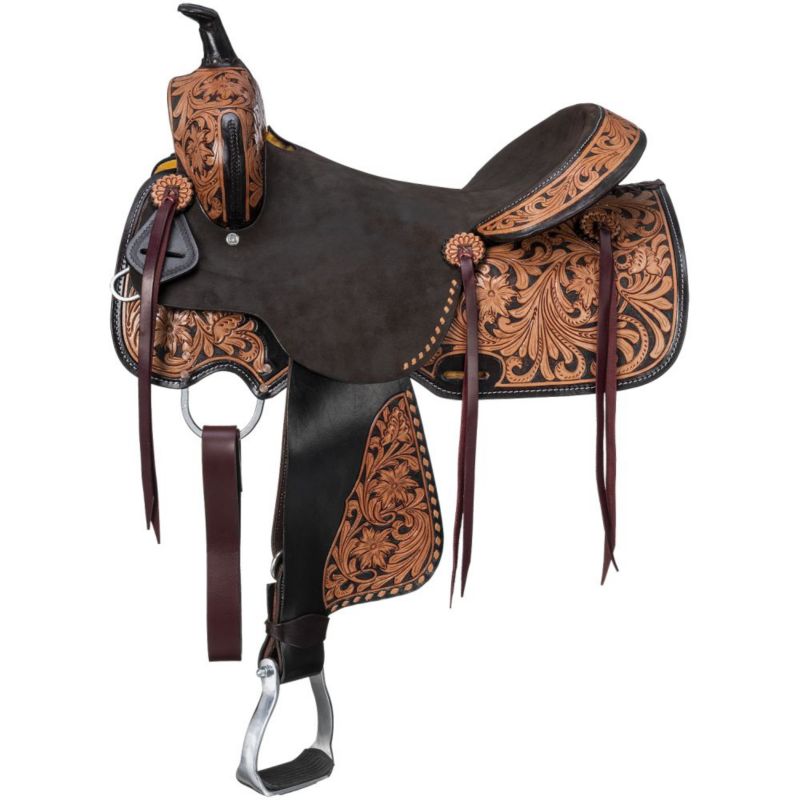 RK1024-89-14 Royal King Traverse Trail Saddle 14 Two Tone sku RK1024-89-14