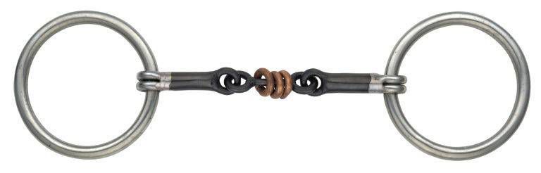 Shires Sweet Iron Copper Roller Snaffle 4.5