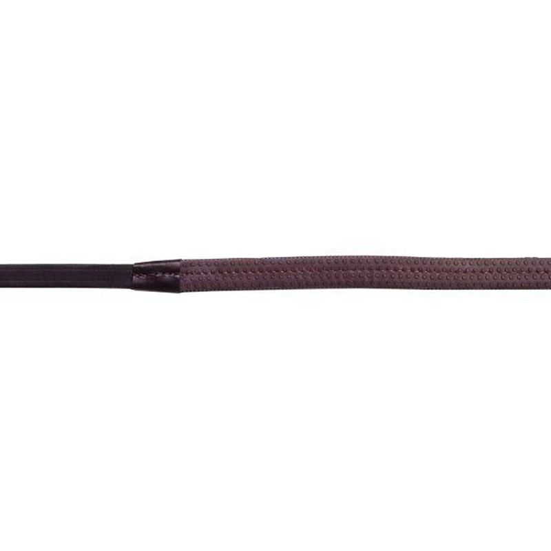 EquiRoyal Flat Rubber Grip Reins Brown