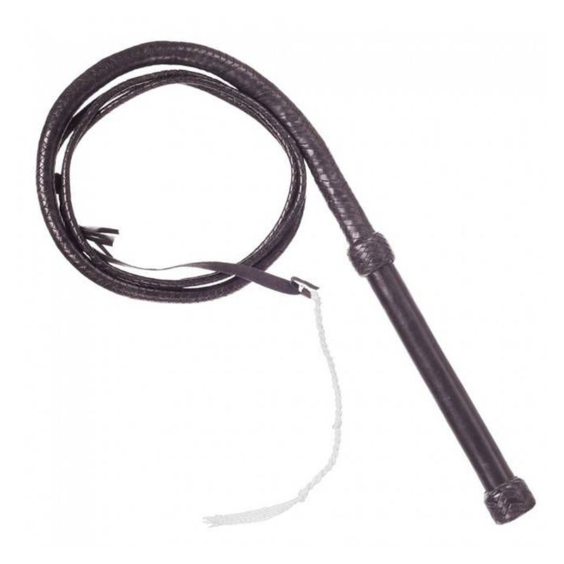 S Royal by Tough1 Deluxe Braided Bull Whip 8 Brwn