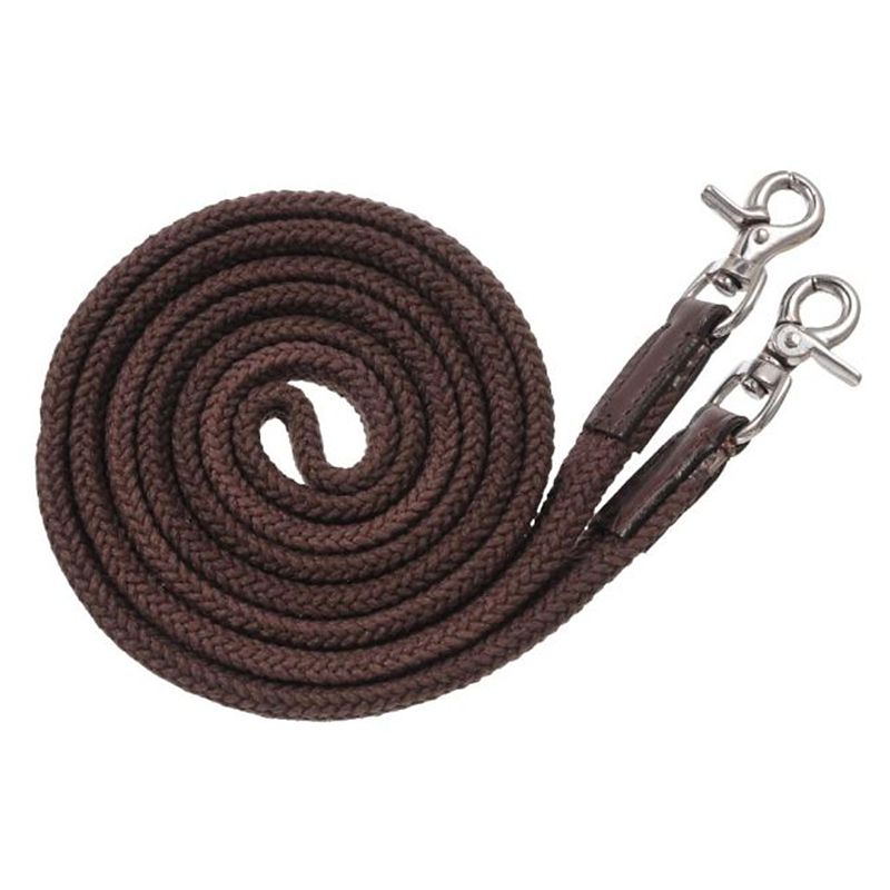 Royal King Deluxe Flat Roping Reins Brown